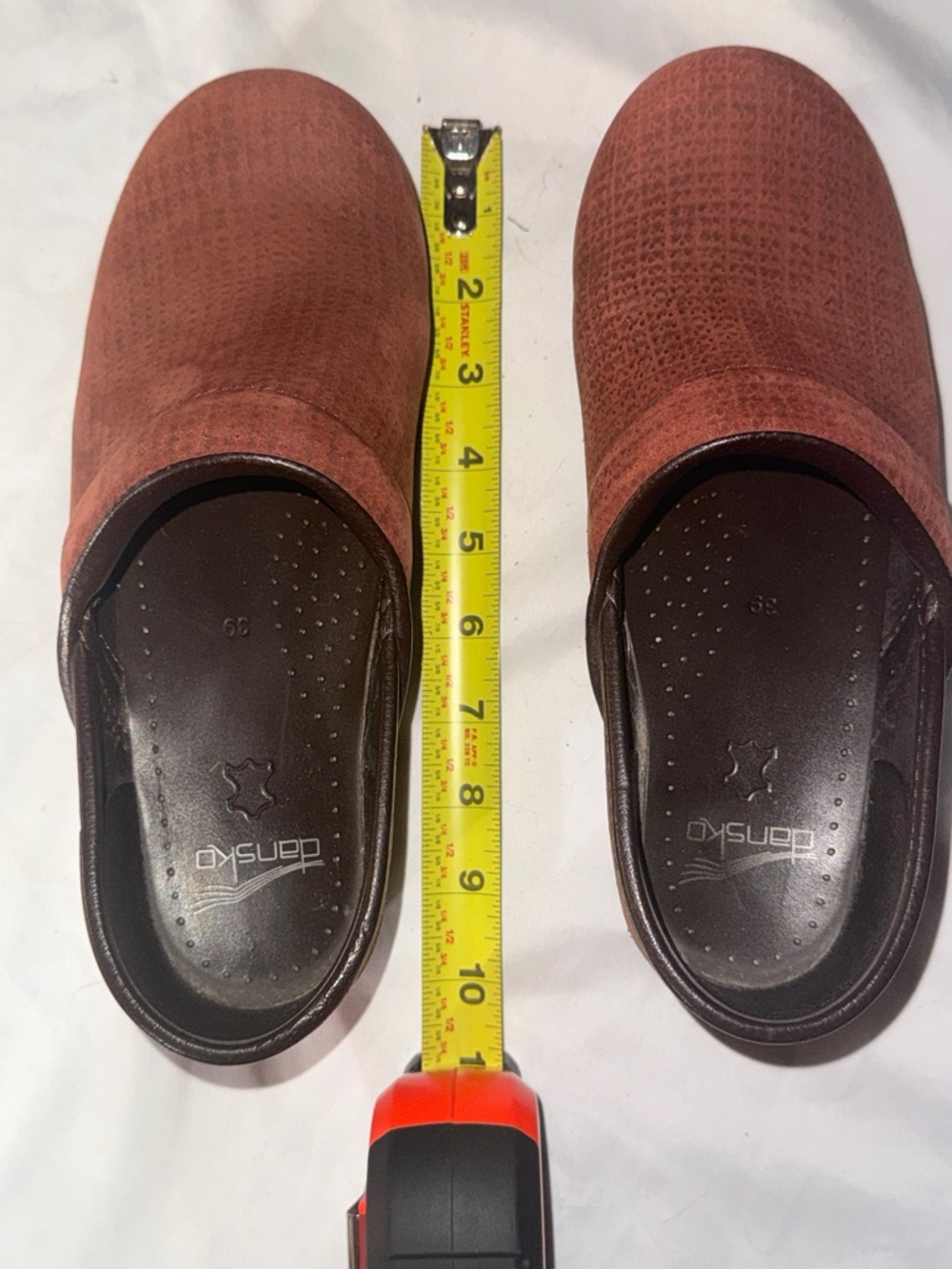 Dansko Women's Slip-On Clogs in Burnt Orange - Picture 8 of 9